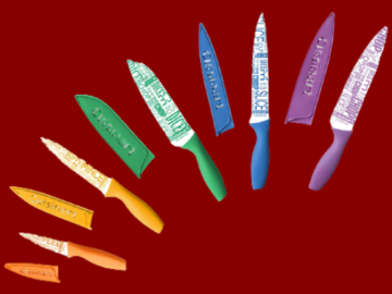 10-Piece Cuisinart Ceramic-Coated Printed Cutlery Set with Blade Guards $9.93 (Reg. $40)