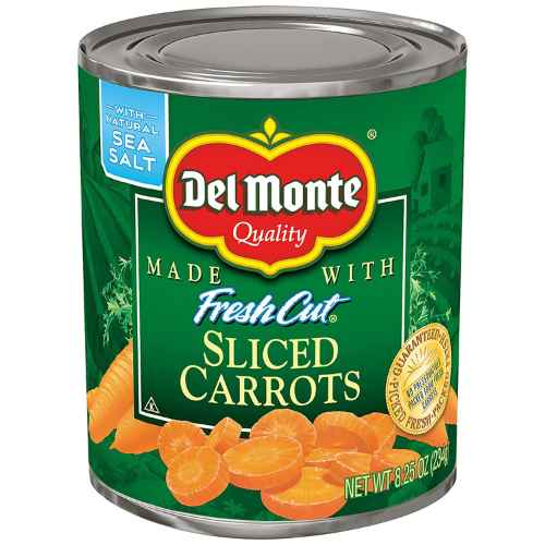 12-Pack Del Monte Sliced Carrots as low as $9.51 After Coupon (Reg. $14.28) + Free Shipping – 79¢/8.25oz can!