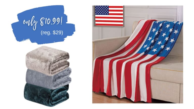 Cozy Throw Blankets For $10.99 (reg. $29)