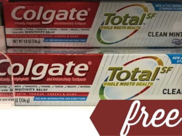 2 Tubes of Colgate Total Toothpaste FREE at Walgreens!