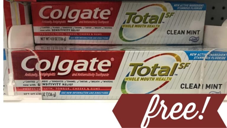 2 Tubes of Colgate Total Toothpaste FREE at Walgreens!