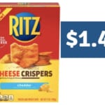 $1.44 Ritz Cheese Crispers or Crisp & Thins