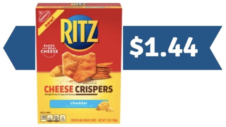 $1.44 Ritz Cheese Crispers or Crisp & Thins