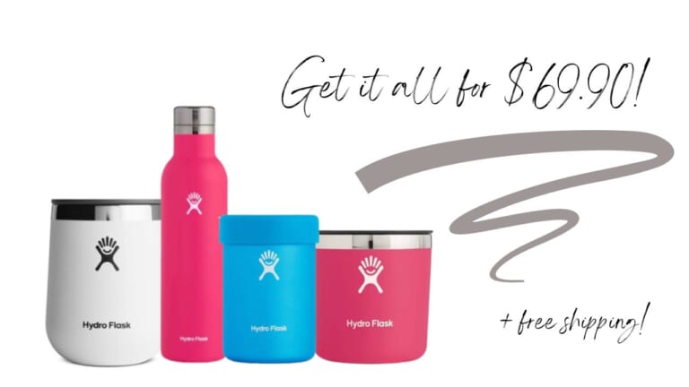 BOGO Hydro Flask Tumblers & Wine Bottle