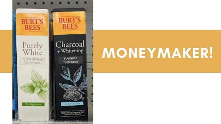 Money Maker Burt’s Bees Toothpaste | Target Deal Ends Tomorrow