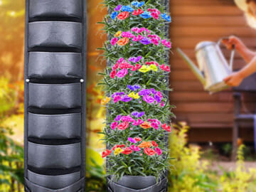 Hanging Planter with 7 Pockets $7.99 (Reg. $15.99) – Plant herbs and flowers indoors or outdoors
