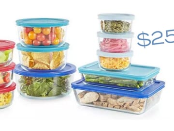 Pyrex 22-piece Food Storage Set for $25.49