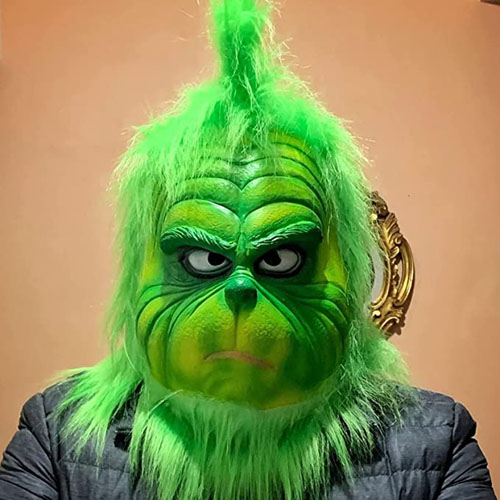 Grinch Monster Mask and Gloves $18.99 After Code (Reg. $37.99) – Perfect for Christmas & Halloween