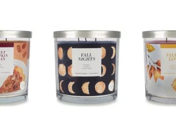 Sonoma 3-Wick Candles for $8.50