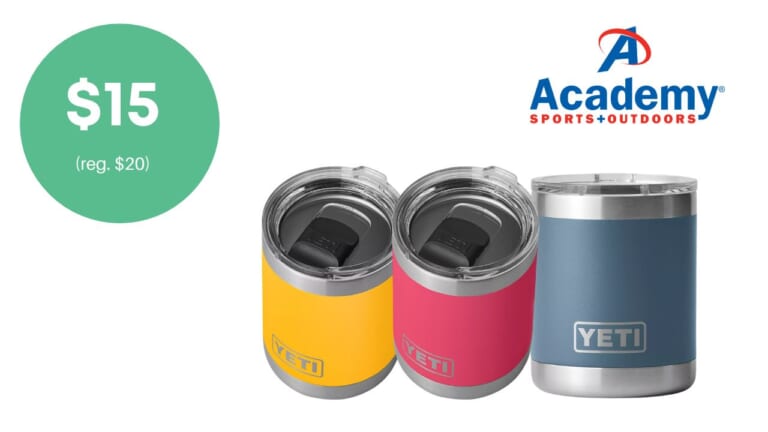 YETI 10-Ounce Rambler For $15 (reg. $20)