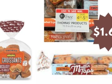 $1.64 Thomas Mini Croissants and Muffin Tops