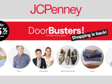 JCPenney | 65% Off Doorbuster Deals End Today