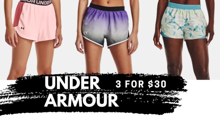 Under Armour Shorts: 3 Pair for $30