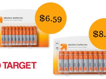 20 AAA Batteries Only $6.59 at Target