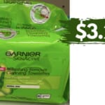 Garnier Skincare Deal | Get SkinActive Cleansing Towelettes for $3.29