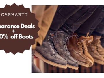 Carhartt Clearance Deals + 20% Off Boots