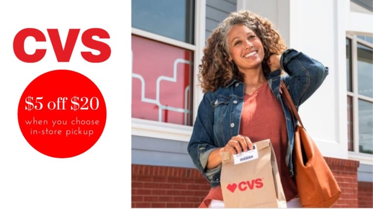 CVS Code | $5 off $20 Pickup Order