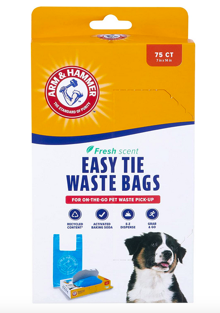 Arm & Hammer Pet Waste Bags, 75-Pack only $1.54 shipped!