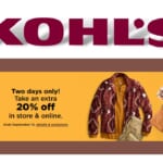 Kohl’s Inflation Bursting Sale Ends Today!