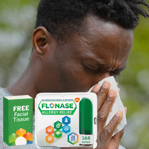 144 Sprays Flonase 24 Hour Allergy Relief Nasal Spray Bottle as low as $18.37 After Coupon (Reg. $25.48) + Free Shipping! 13¢/Spray! Includes Free Facial Tissues!