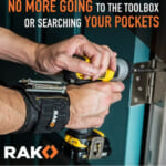 Today Only! TWO RAK Magnetic Wristbands for Tools $11.51 EACH After Coupon (Reg. $20) – 15K+ FAB Ratings! With 10 Powerful Magnets! + Buy 2, save 10%  + More RAK Pro Tools, Great gifts for men!