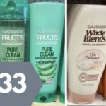 $1.33 Garnier Fructis & Whole Blends Haircare at Walgreens