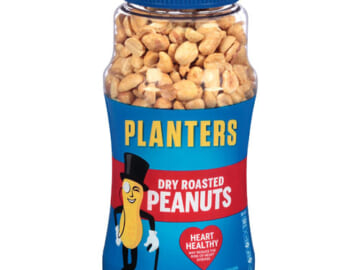 6-Pack Planters Dry Roasted Peanuts as low as $14.48 Shipped Free (Reg. $17.04) – $2.41/16 oz Bottle!