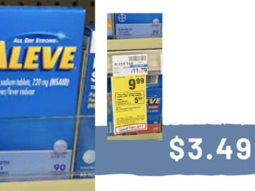 Aleve Coupons | $3.49 at CVS (reg. $11.79)