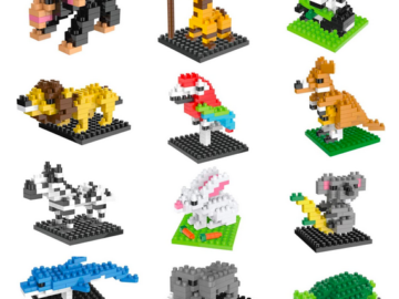 Mini Animals Building Blocks Sets (12 pack) only $12.76, plus more {Great for Prize Boxes!}