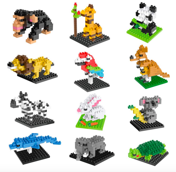 Mini Animals Building Blocks Sets (12 pack) only $12.76, plus more {Great for Prize Boxes!}