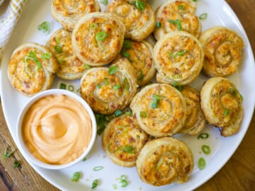 Kickin’ Chicken Pinwheels For Your Next Game Day Gathering