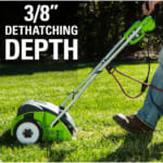 Greenworks 10 Amp 14-inch Corded Electric Dethatcher $88.50 Shipped Free (Reg. $129) – 14K+ FAB Ratings! Stainless Steel Tines