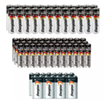 Energizer® AA, AAA, and 9V Battery Bundle (68-Pack)