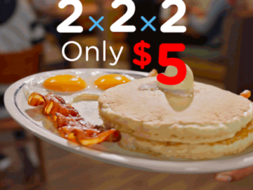 IHOP: 2x2x2 Meal only $5!