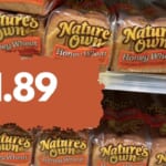 $1.89 Nature’s Own Bread Loaves at Kroger