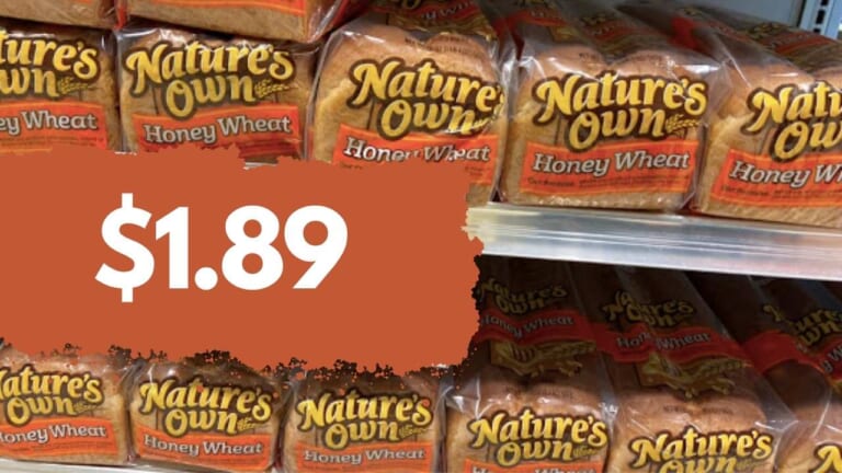 $1.89 Nature’s Own Bread Loaves at Kroger