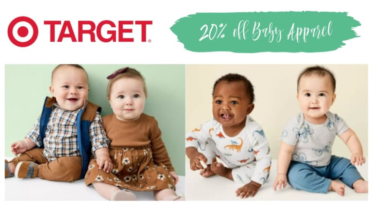 Last Day To Get 20% Off Baby Clothes at Target