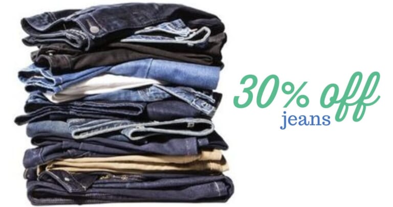 30% off Jeans at Target | For Kids & Adults