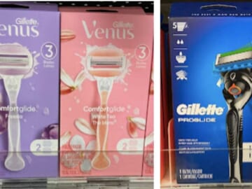 Gillette ProGlide & Venus Razors for $7.24 at Walgreens