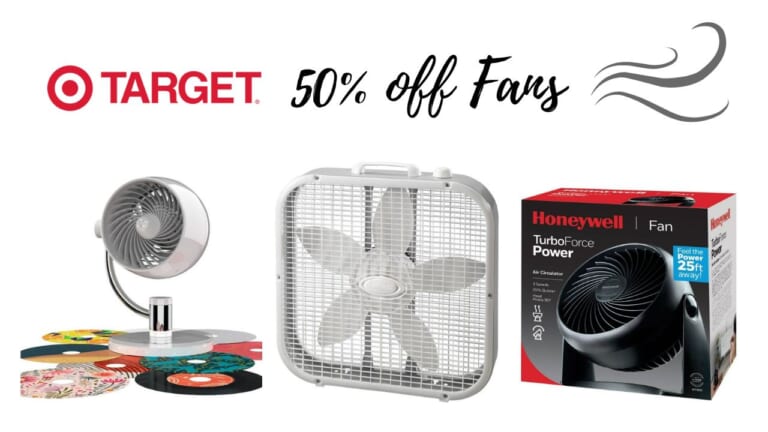 50% off Portable Fans at Target