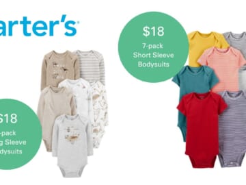 Carter’s | Doorbuster Bodysuits From $2.57!