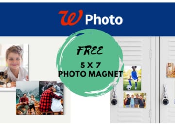 Free 5 x 7 Photo Magnet at Walgreens