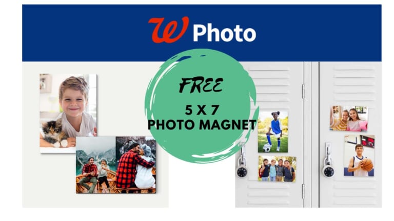 Free 5 x 7 Photo Magnet at Walgreens