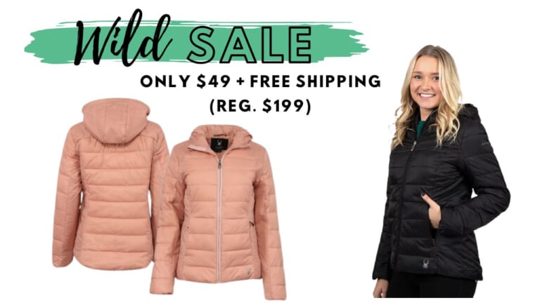 Spyder Women’s Puffer Jacket $49.99 Shipped