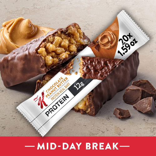 20-Count Kellogg’s Special K Protein Bars, Protein Snacks, Chocolate Peanut Butter as low as $21.43 After Coupon (Reg. $31.33) + Free Shipping – $1.07.bar!