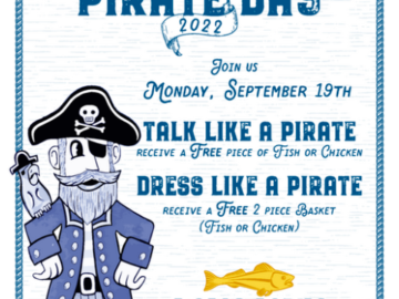 Long John Silver’s: Free Fish on September 19, 2022