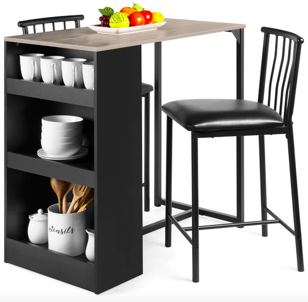 3-Piece Counter Height Kitchen Dining Table Set only $159.99 shipped (Reg. $280!)