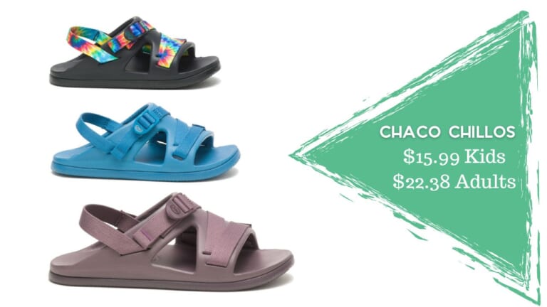 Chaco Chillos Sandals $15.99 Kids, $22.39 Adults