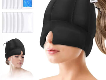 Gel Ice Headache & Migraine Relief Hat $14.55 After Code + Coupon (Reg. $27.99) – Available in 3 Colors, Long-Lasting Cooling, Tension Relief