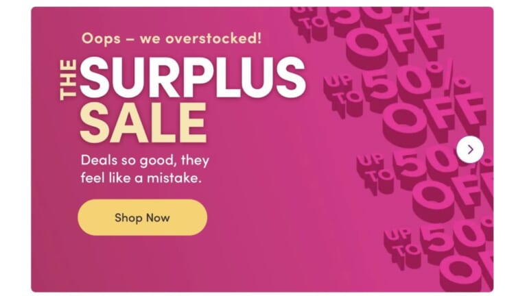 Wayfair | Up to 50% Off Surplus Sale